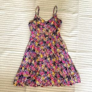 Gap soft cami multi color floral dress